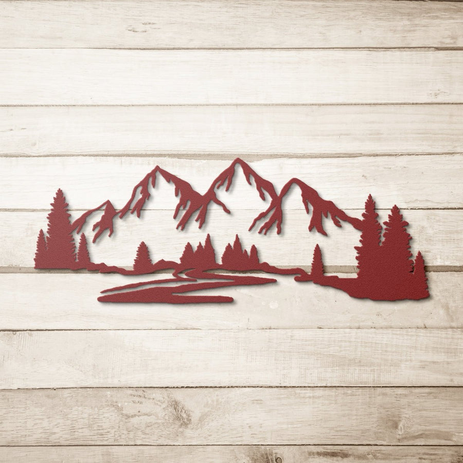 Mountains Metal Art