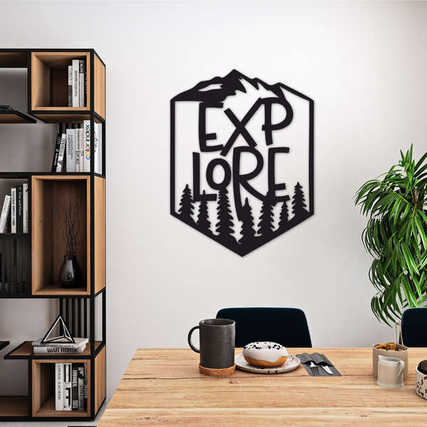 Explore the Outdoors - Metal Art