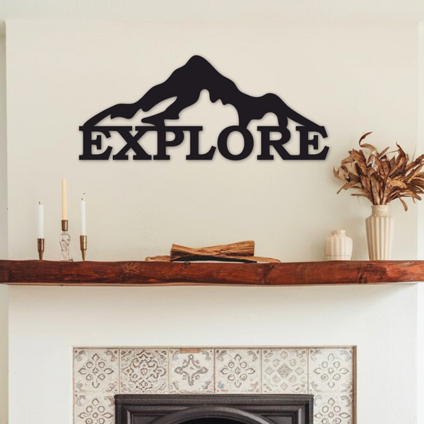 Mountain Explore - Metal Wall Art