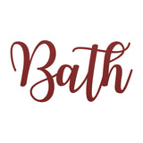 Bath - Metal Wall Art Words - Yucca Metal Art
