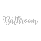 Bathroom - Metal Wall Art Words - Yucca Metal Art