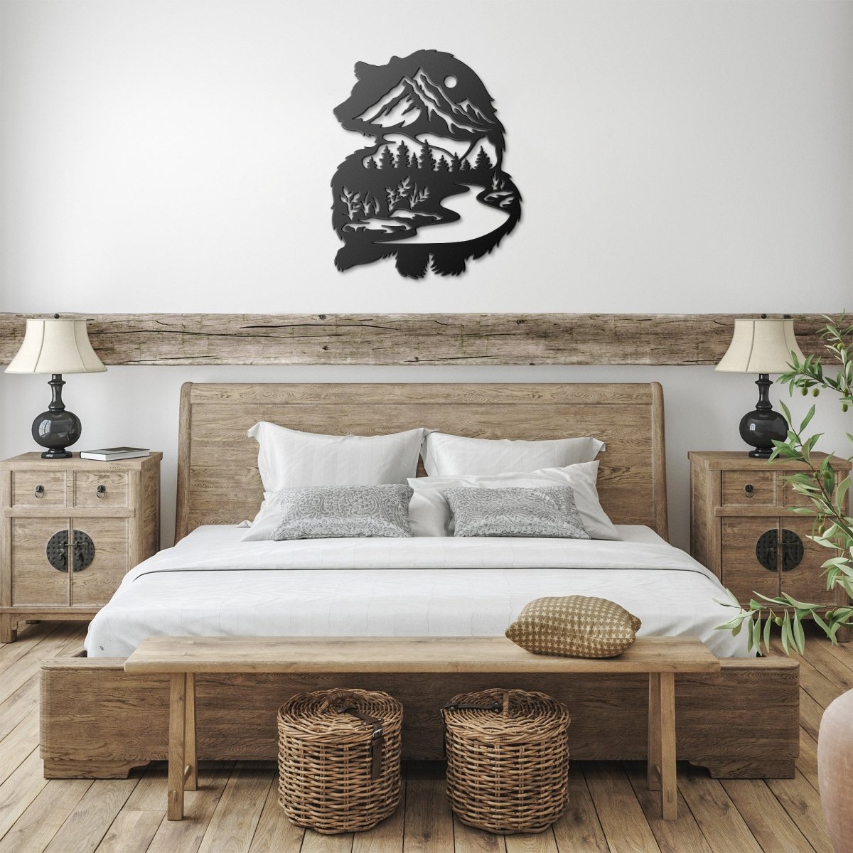 Bear - Metal Wall Art - Yucca Metal Art