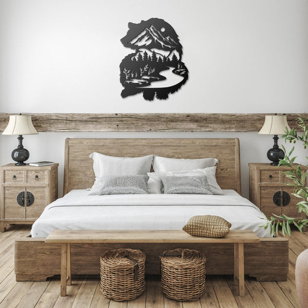 Bear - Metal Wall Art - Yucca Metal Art