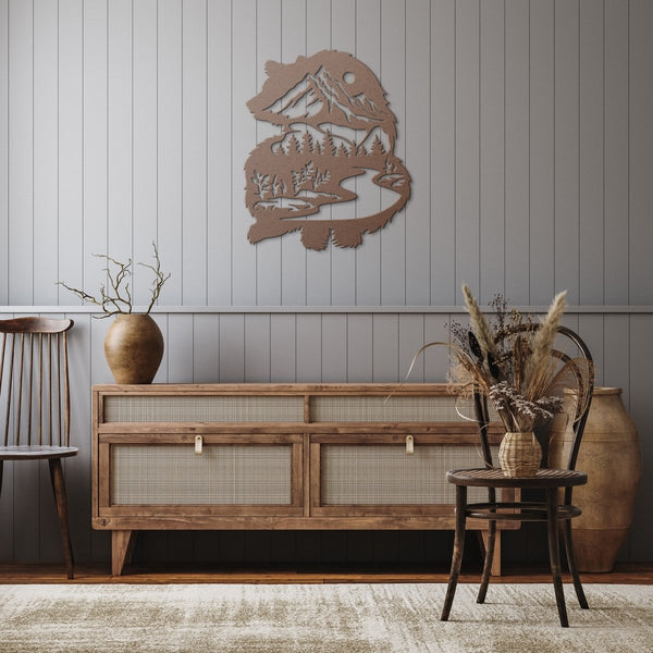 Bear - Metal Wall Art - Yucca Metal Art