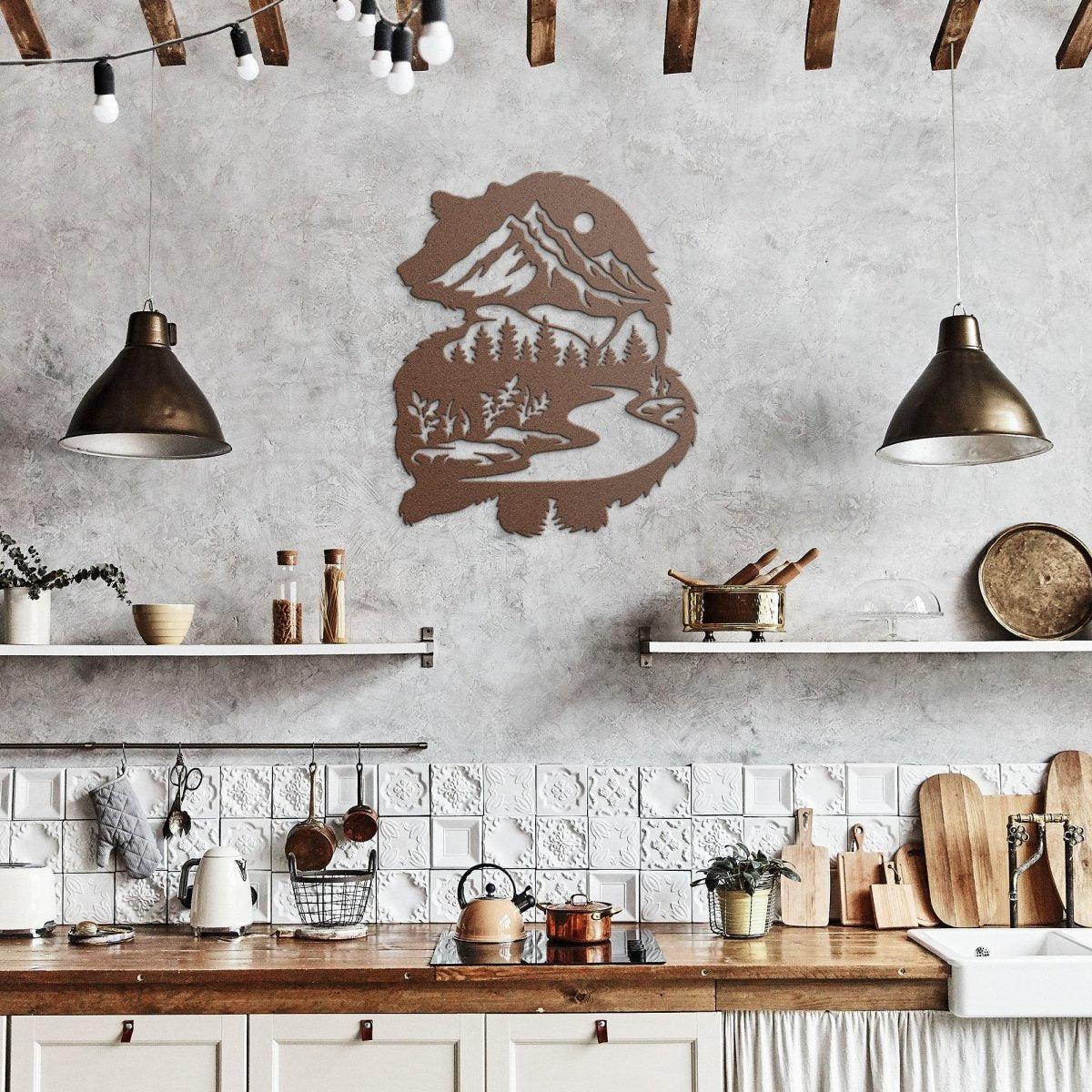 Bear - Metal Wall Art - Yucca Metal Art