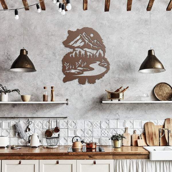Bear - Metal Wall Art - Yucca Metal Art