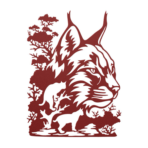 Bobcat - Metal Wall Art - Yucca Metal Art