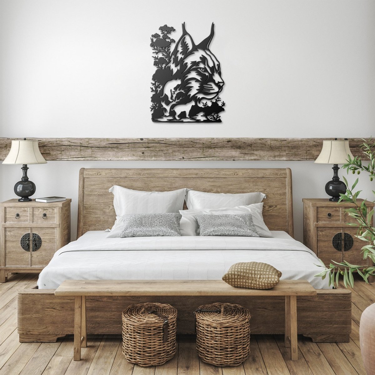 Bobcat - Metal Wall Art - Yucca Metal Art