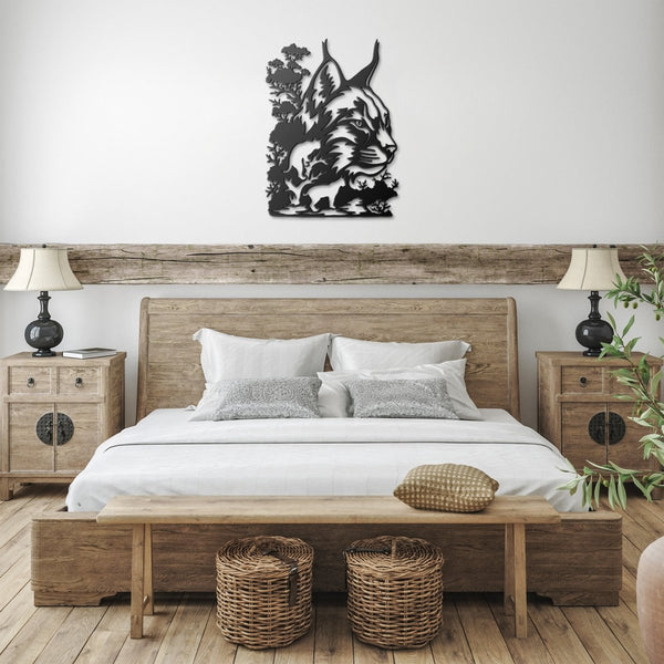 Bobcat - Metal Wall Art - Yucca Metal Art
