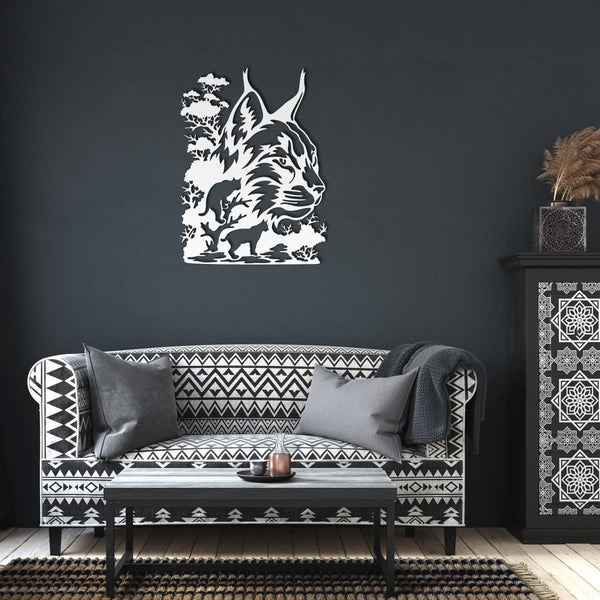 Bobcat - Metal Wall Art - Yucca Metal Art