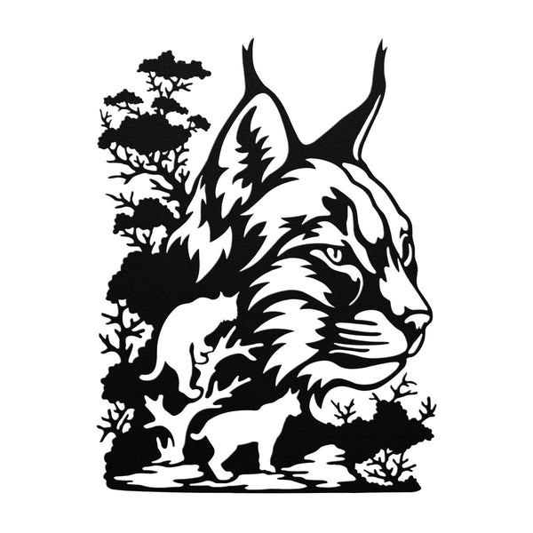 Bobcat - Metal Wall Art - Yucca Metal Art