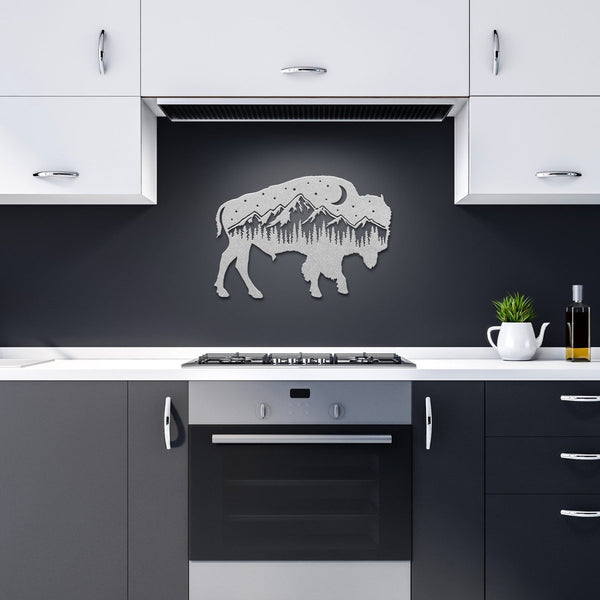 Buffalo - Metal Wall Art - Yucca Metal Art