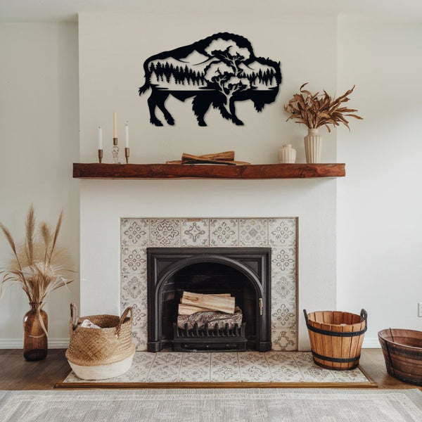 Buffalo - Metal Wall Art - Yucca Metal Art