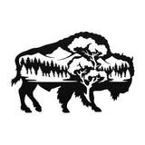 Buffalo - Metal Wall Art - Yucca Metal Art