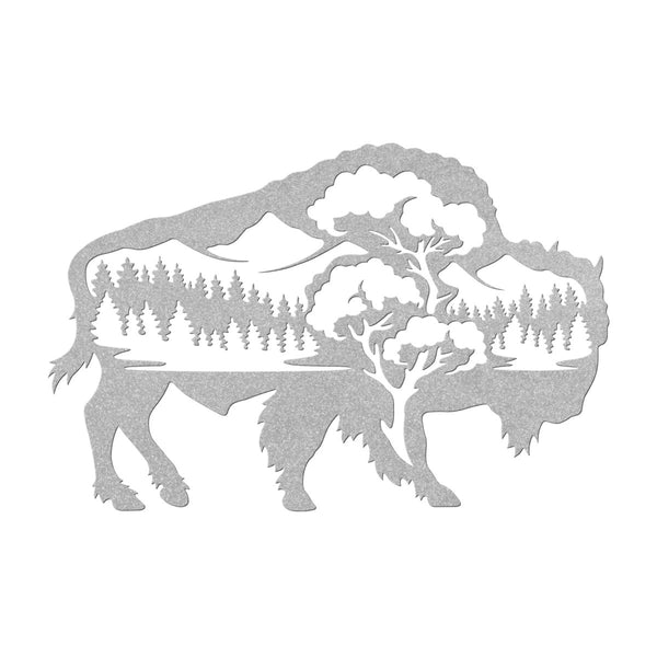 Buffalo - Metal Wall Art - Yucca Metal Art
