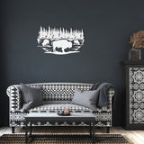 Buffalo - Metal Wall Art - Yucca Metal Art