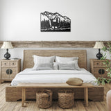 Deer in the Mountains - Metal Wall Art - Yucca Metal Art