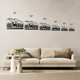 Deer in the Mountains - Metal Wall Art - Yucca Metal Art