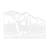 Deer in the Mountains - Metal Wall Art - Yucca Metal Art