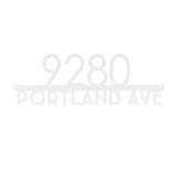 Elegant House Address Sign - Yucca Metal Art