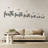 Faith - Metal Wall Art Words - Yucca Metal Art