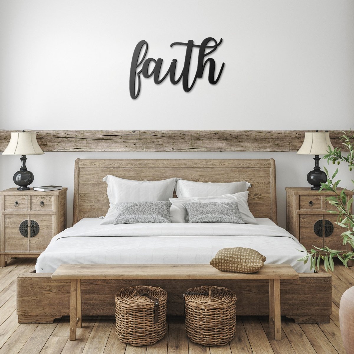 Faith - Metal Wall Art Words - Yucca Metal Art