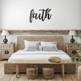Faith - Metal Wall Art Words - Yucca Metal Art