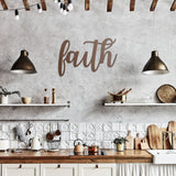Faith - Metal Wall Art Words - Yucca Metal Art
