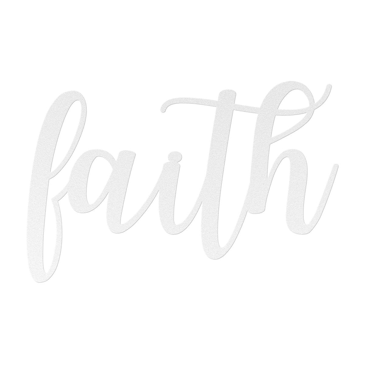 Faith - Metal Wall Art Words - Yucca Metal Art