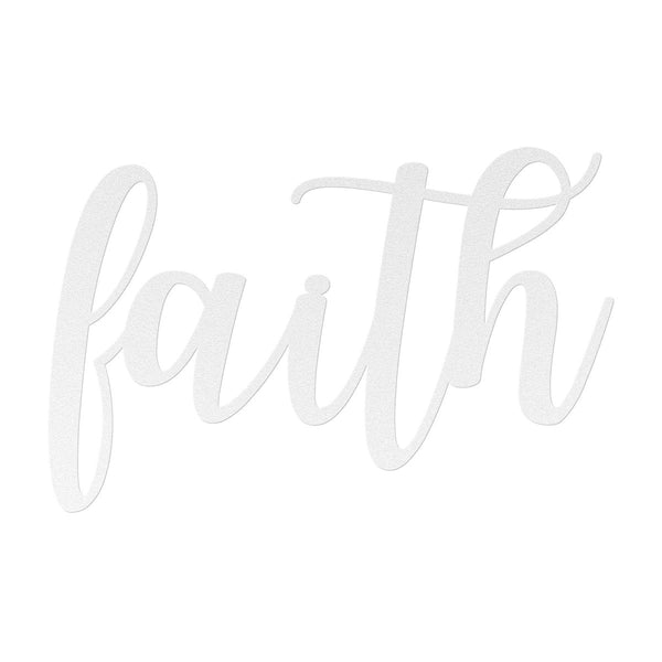 Faith - Metal Wall Art Words - Yucca Metal Art