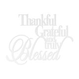 Grateful - Metal Wall Art Words - Yucca Metal Art
