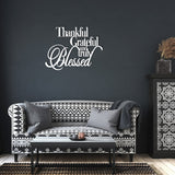 Grateful - Metal Wall Art Words - Yucca Metal Art