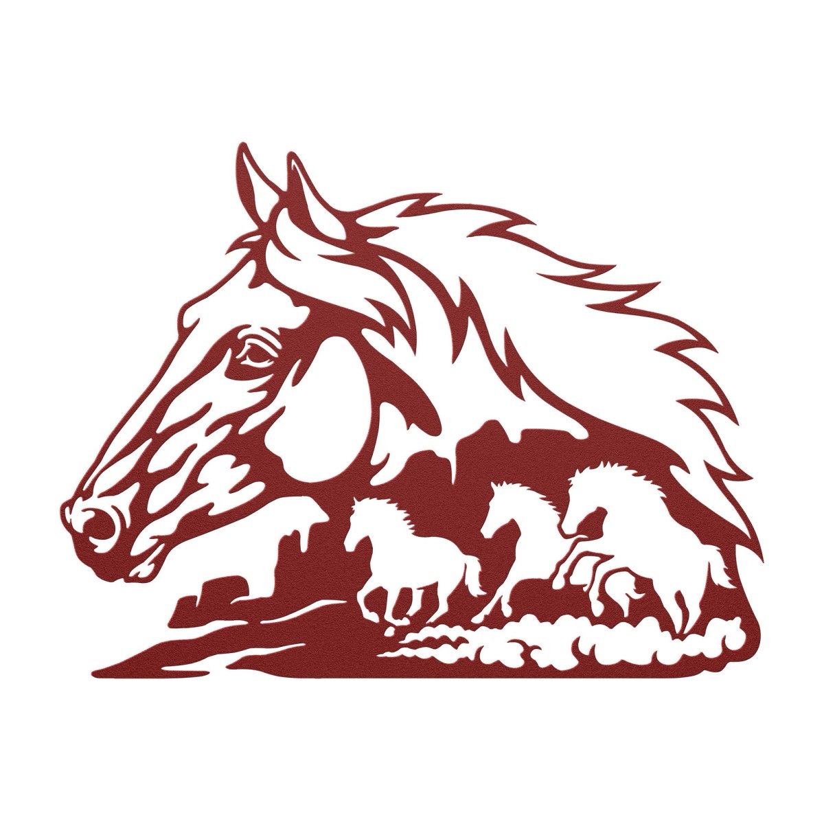 Horses - Metal Wall Art - Yucca Metal Art