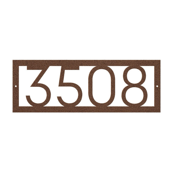 House Address Sign - Yucca Metal Art