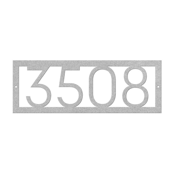 House Address Sign - Yucca Metal Art