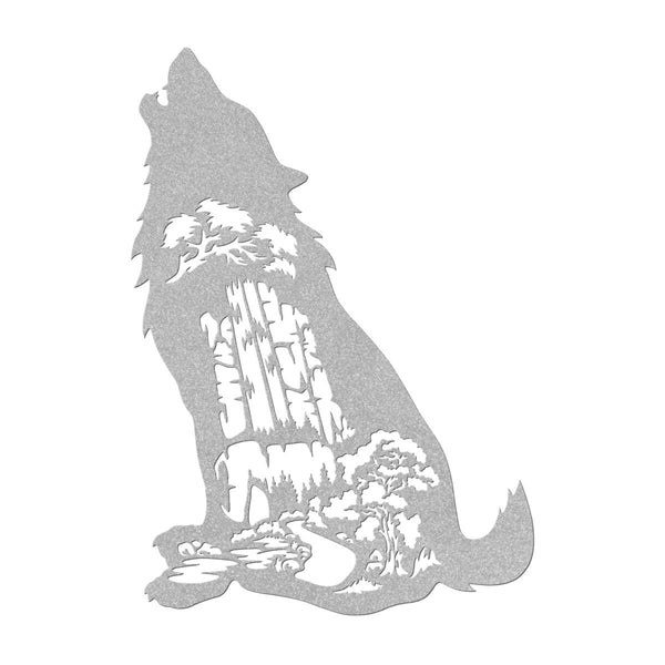 Majestic Wolf - Metal Wall Art - Yucca Metal Art