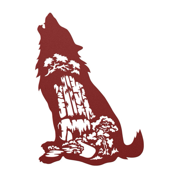 Majestic Wolf - Metal Wall Art - Yucca Metal Art