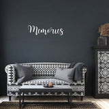Memories - Metal Wall Art Words - Yucca Metal Art