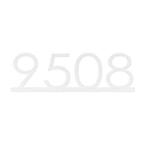 Modern House Address Sign - Yucca Metal Art