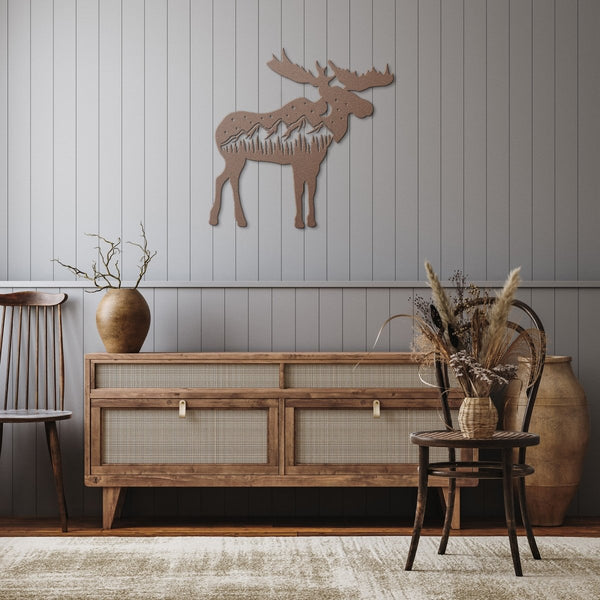 Moose - Metal Wall Art - Yucca Metal Art