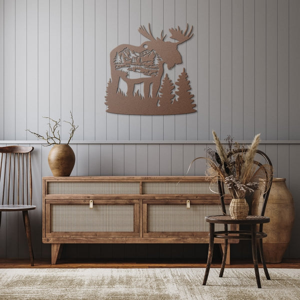 Moose - Metal Wall Art - Yucca Metal Art