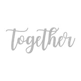 Together - Metal Wall Art Words - Yucca Metal Art