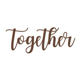 Together - Metal Wall Art Words - Yucca Metal Art