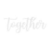 Together - Metal Wall Art Words - Yucca Metal Art