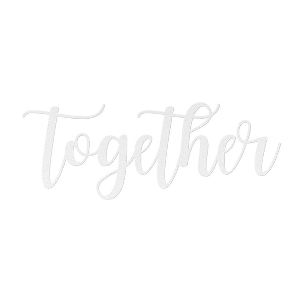 Together - Metal Wall Art Words - Yucca Metal Art