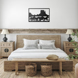 Wild Horses in the Desert - Metal Wall Art - Yucca Metal Art