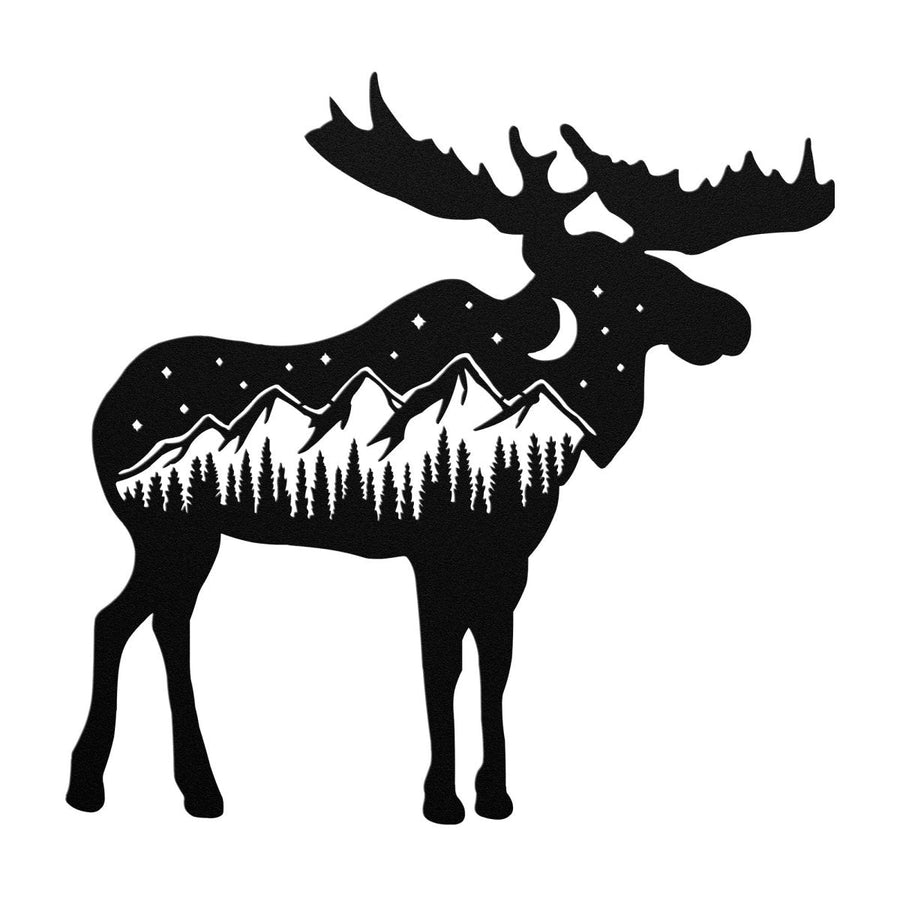 Deer, Elk and Moose - Metal Art
