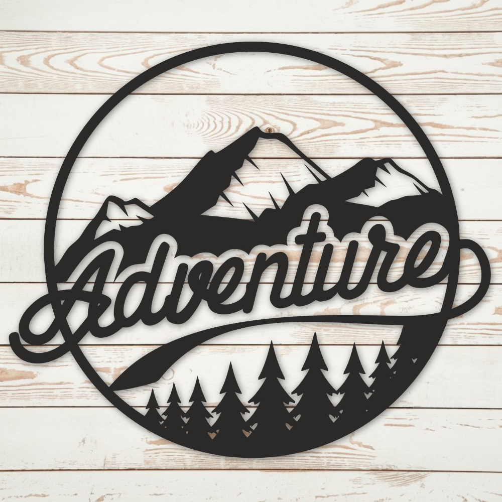 Mountain Adventures - Metal Wall Art