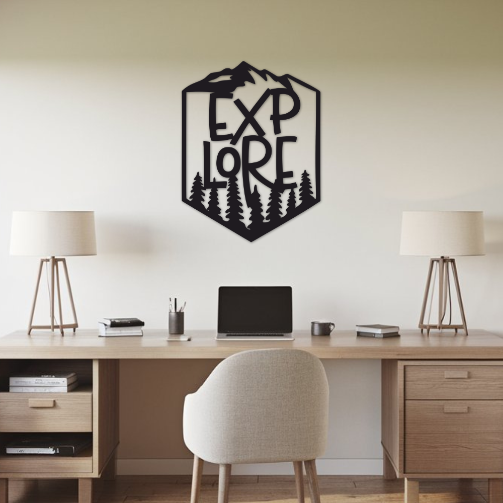 Explore the Outdoors - Metal Art