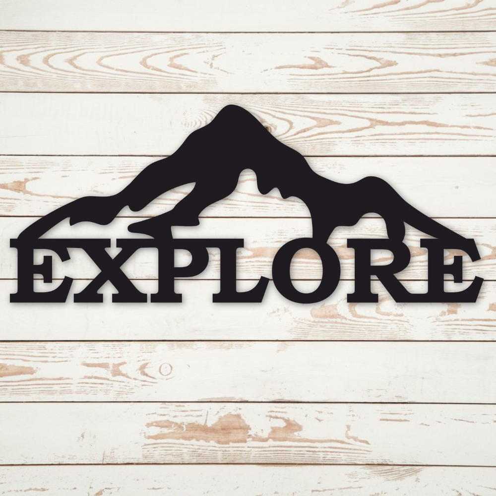 Mountain Explore - Metal Wall Art